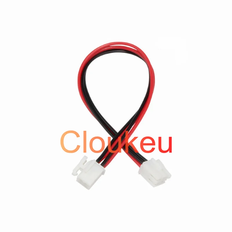 PHB2.0mm двухрядный красный и черный клеммный кабель с замком 2*2P-2*12P 20 см