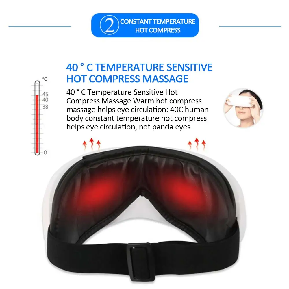 Массажер для глаз с функцией Bluetooth|Глаза массаж прибор| |