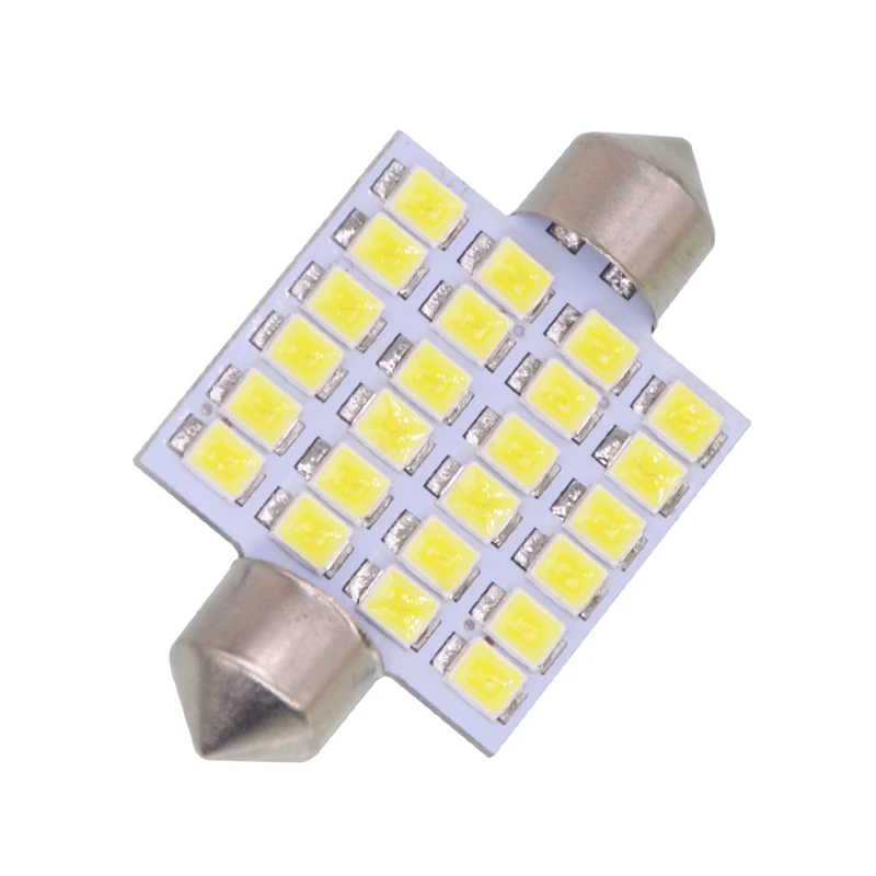 10 шт. большая акция 36 мм 39 41 24 SMD 3528 Светодиодный автомобильный Авто C5W номерной