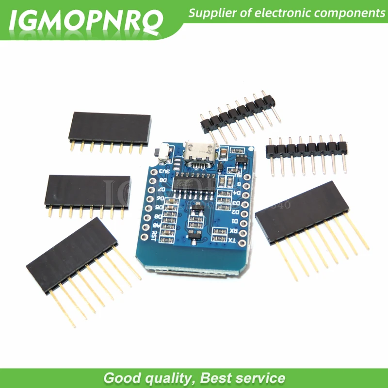 10 шт. D1 mini - Mini NodeMcu 4 м байты Lua WIFI Интернет вещей макетная плата на основе ESP8266 от WeMos