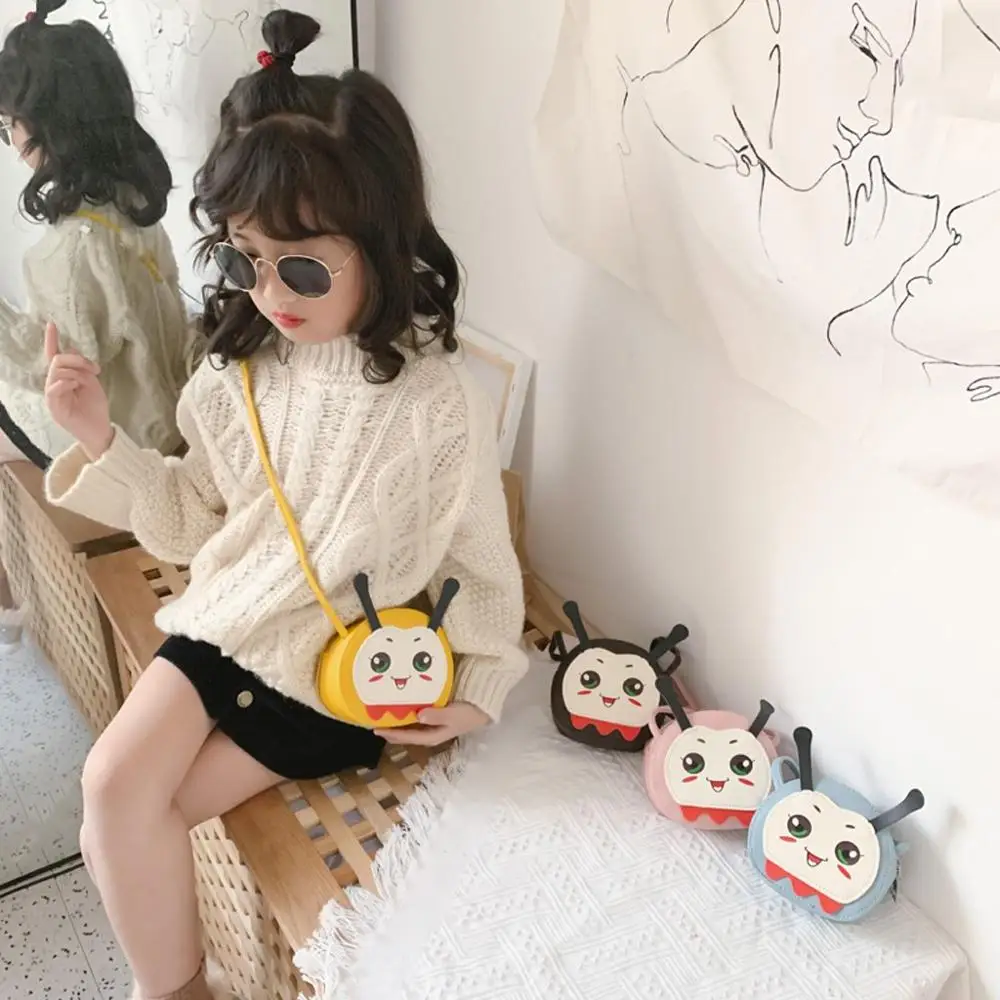 Милая Детская однотонная сумка мессенджер новая детская для девочек с рисунком