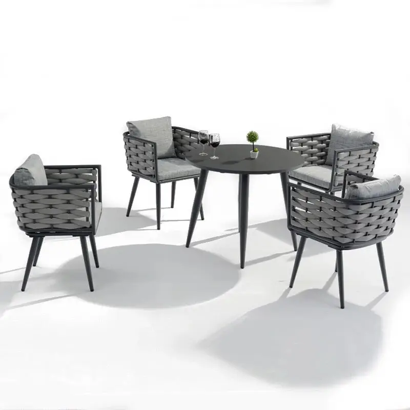 fashion design furniture outdoor rattan wooded dining set | Мебель