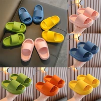 new 5 color boys girls soild color waterproof anti slip bathroom kids soft slippers childrens slippers summer cute beach shoes