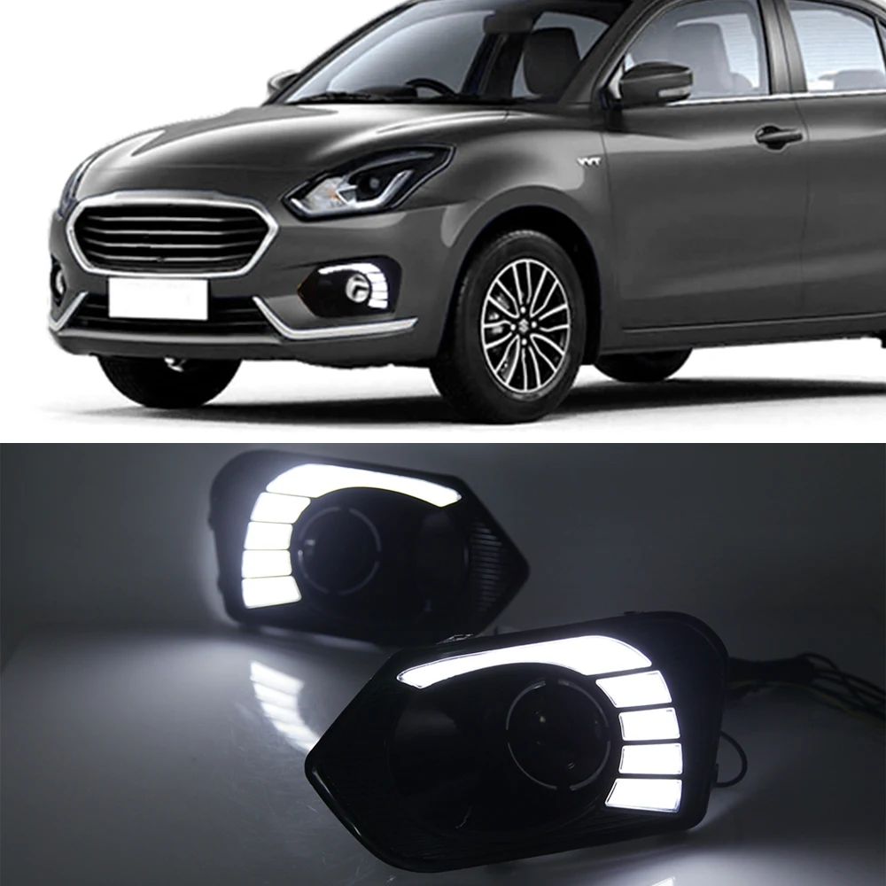 Автомобильная мигающая автомобильная лампа DRL из АБС пластика 2 шт. 12 В