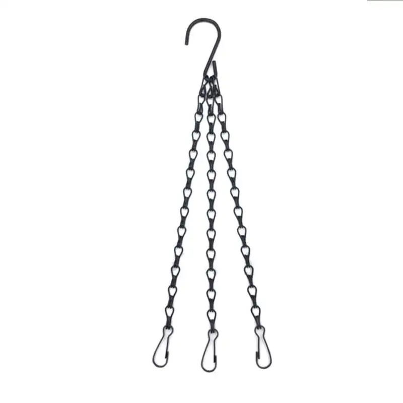 1 шт. черная восьмисловная цепочка 40 см садовая Цветочная корзина подвесная цепь