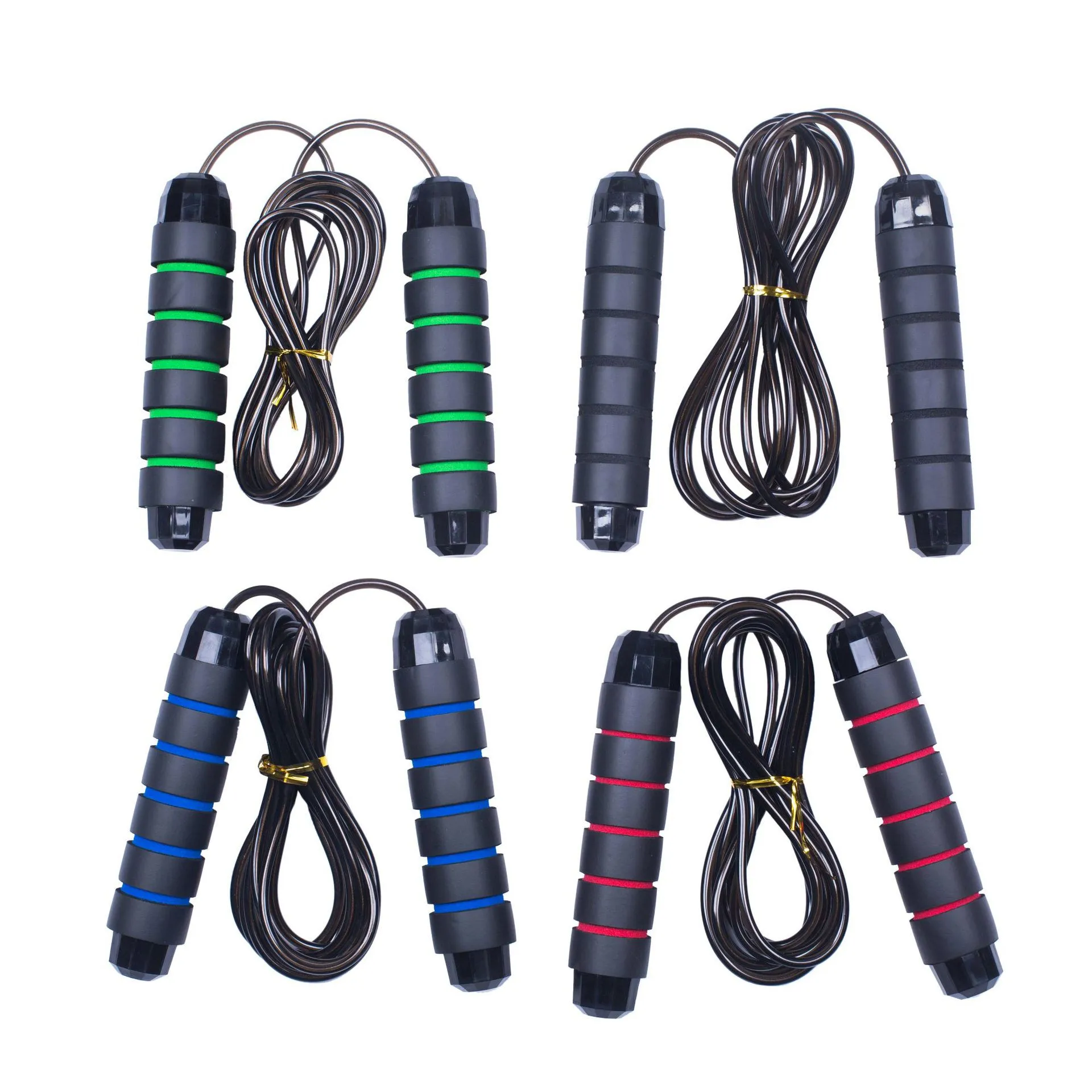 

Jump Rope Tangle FreeRapid Speed Jumping Rope Cable wall Bearings Steel Skipping