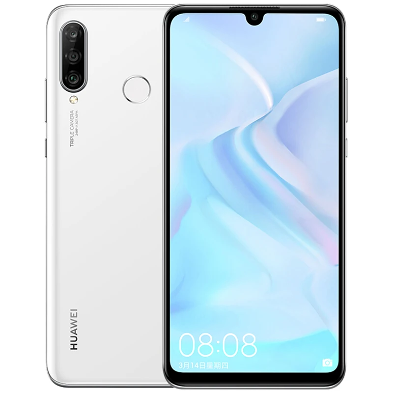 for huawei p30 lite nfc fingerprint 6 15 screen 4gb ram 128gb rom 32 0mp kirin 710 refurbished smartphone free global shipping