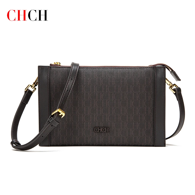 

CHCH Genuine Leather Crossbody Bags Women Small Handbag Brand Designer Vintage Pattern Bags Bolsos