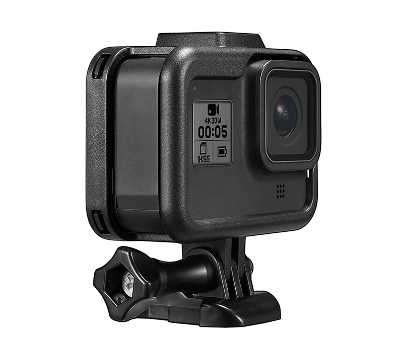 Защитный чехол Vlogging для GoPro Hero 8 с черным креплением для микрофона Vlog Cage корпус в виде ракушки рамка клетка с холодным башмаком