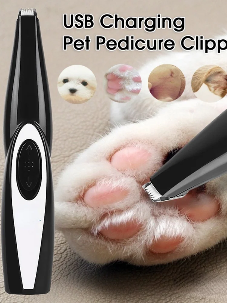 

2021 Dog Clippers Professional Pet Foot Hair Trimmer Dog Growing Clipper USB Rechargeable Butt Ear Eyes Hair Cutter Remover