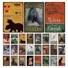 Добро пожаловать в Man пещера медведь металлический жестяной знак дикая природа металлические железные пластины музыкальная барная мужская пещера настенный Декор для дома ремесло ВИНТАЖНЫЙ ПЛАКАТ