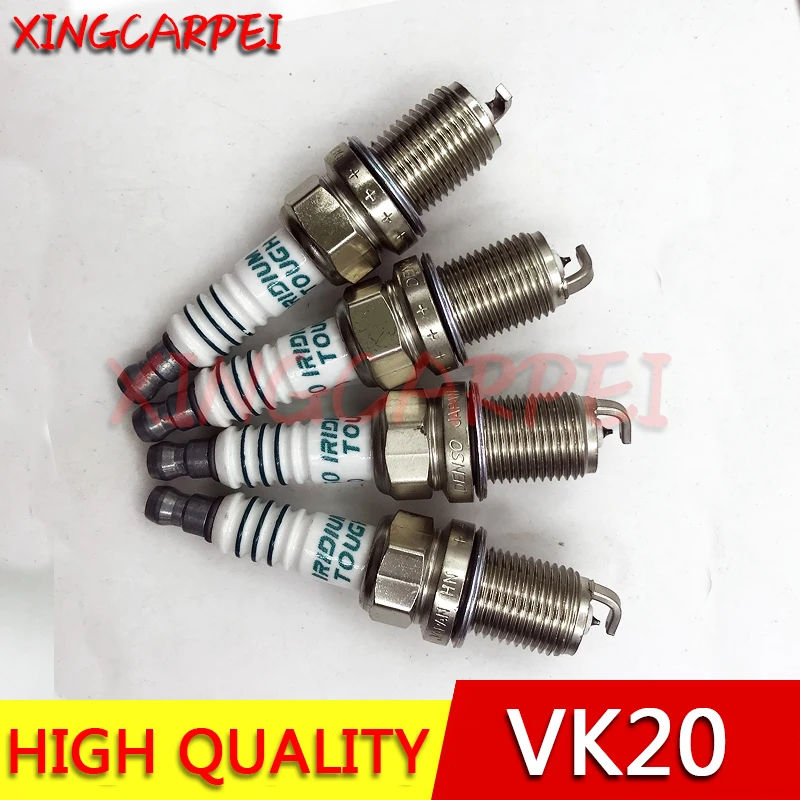 

4pcs VK20 5604 Iridium SparK Plug For Honda For Nissan PK20R-P8 SK20PR-F8 SVK20RZ11 ZK20R11 ZK20R13