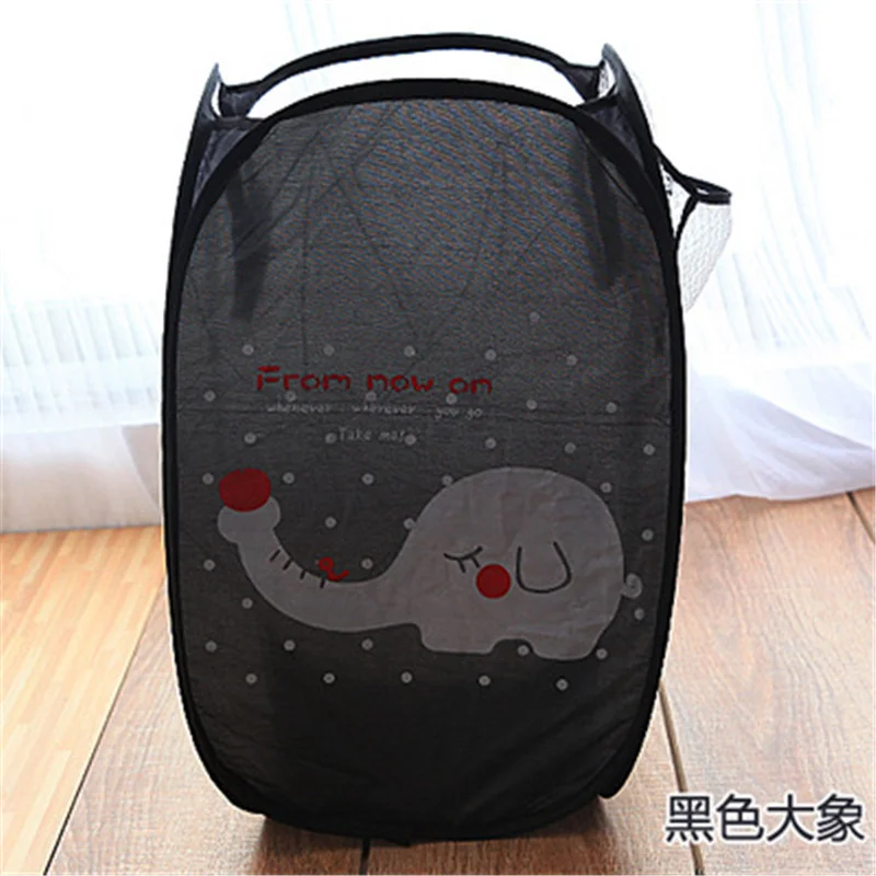 Складная корзина для грязного белья складной мешок стирки нижнего с мультяшным