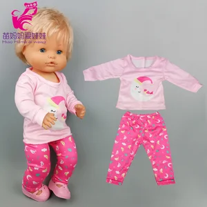 Nenuco Кукла Одежда пижамный комплект подходит 40 см reborn baby Doll Ropa Y Su Hermanita одежда для игрушки куклы