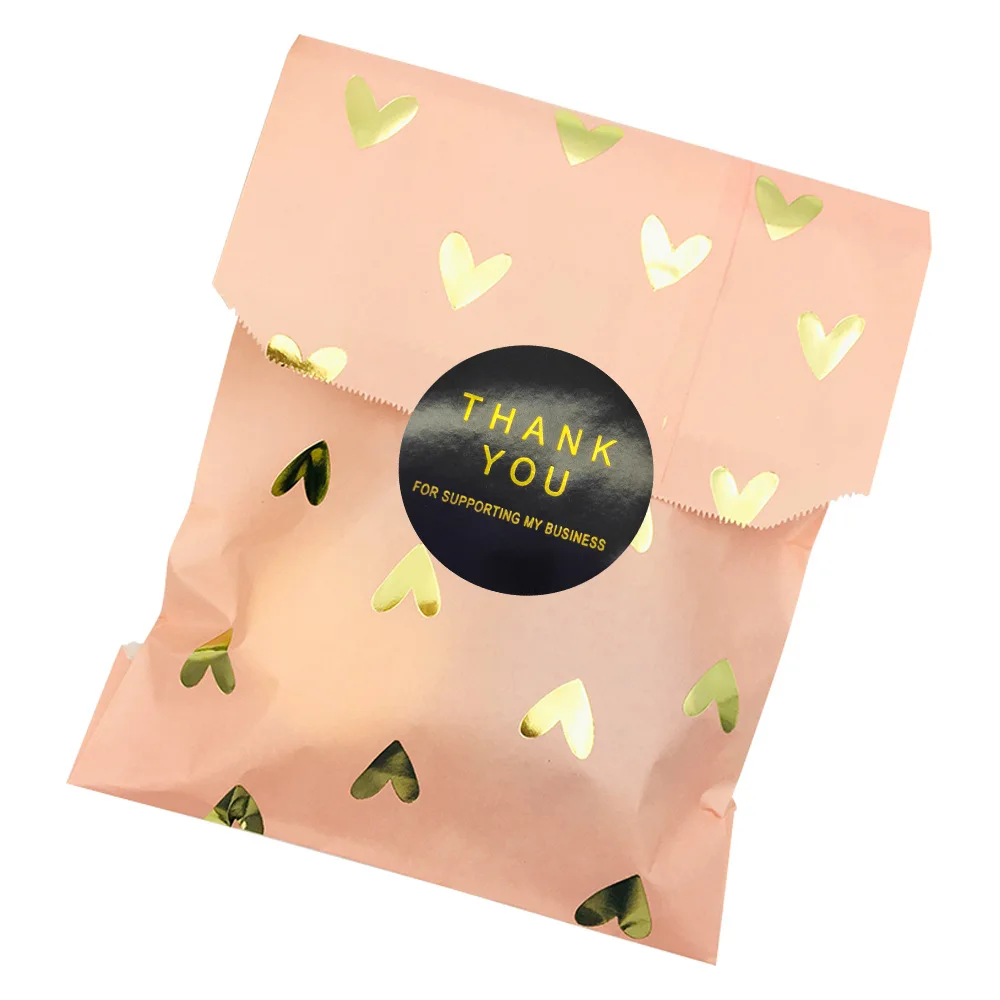 500 шт. 1 5 дюймов наклейки этикетки Уплотнения благодарю вас за поддержку моего