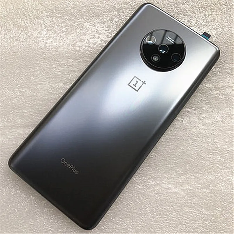 100% оригинальная задняя крышка для Oneplus 7T 1 + стеклянная корпуса с объективом