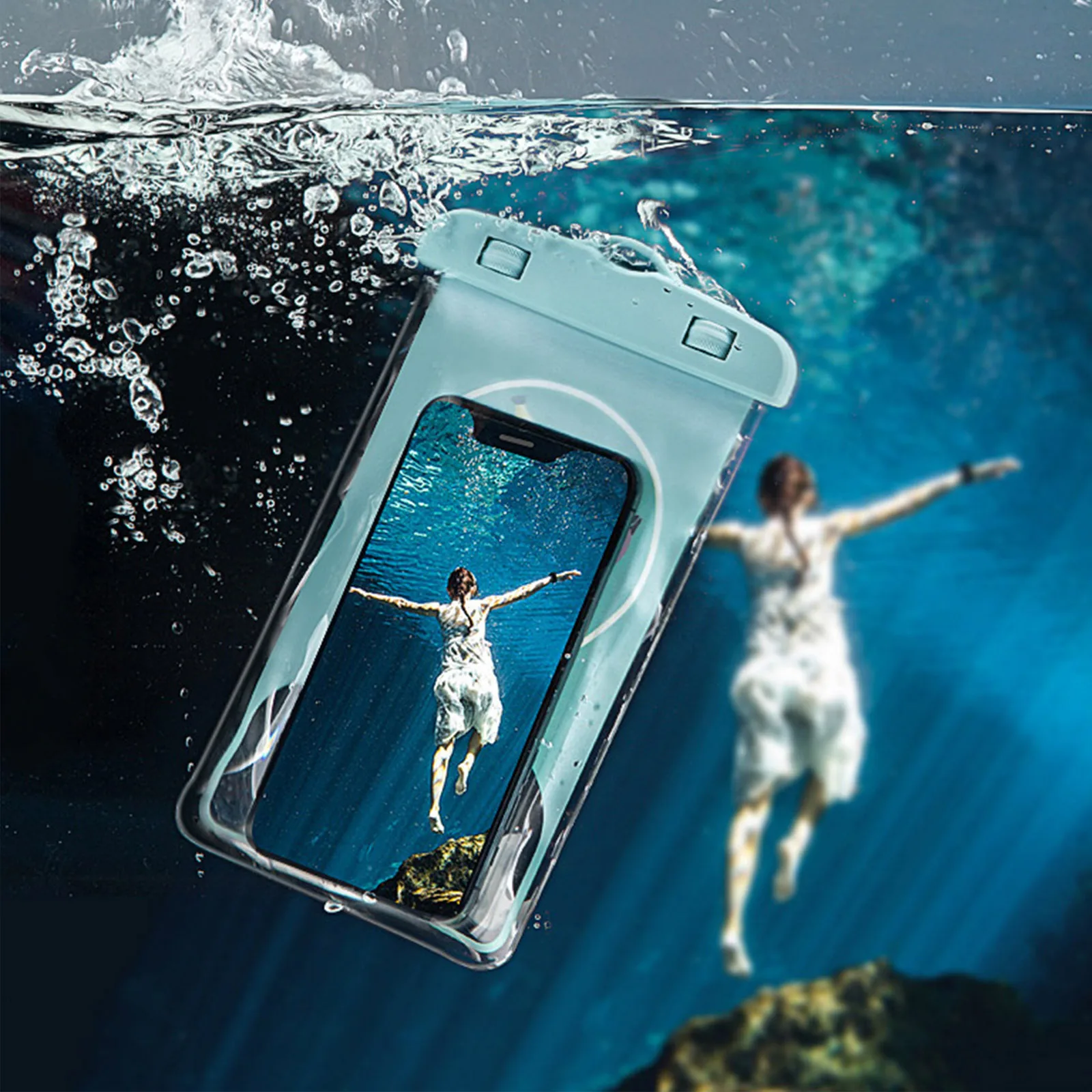 

Universal Waterproof Phone Case Water Proof Bag Mobile Cover For iPhone 12 11 Pro Max 8 7 POCO x3 Xiaomi Redmi Samsung