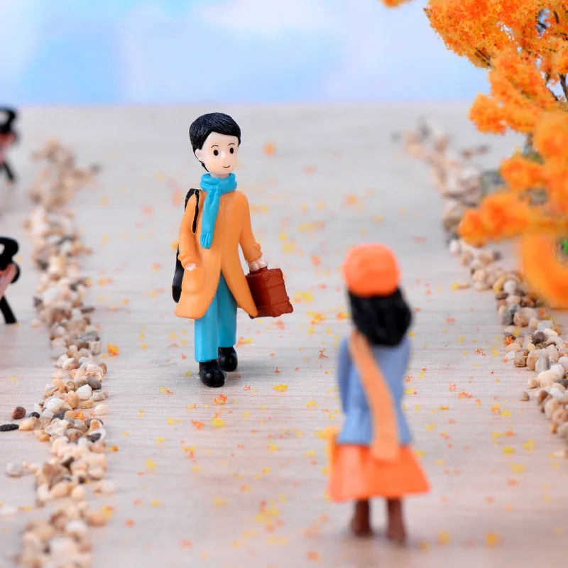 2 шт. 2x5 см мини фигурки пара украшения для дома аксессуары Сказочный садовый