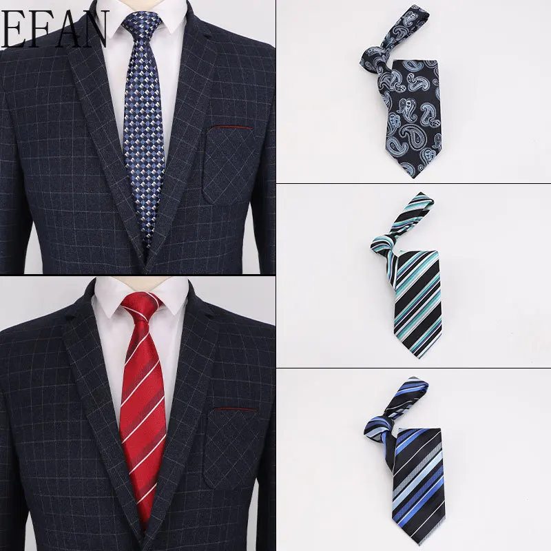 Галстук Мужской Жаккардовый в полоску 8 см | Аксессуары для одежды