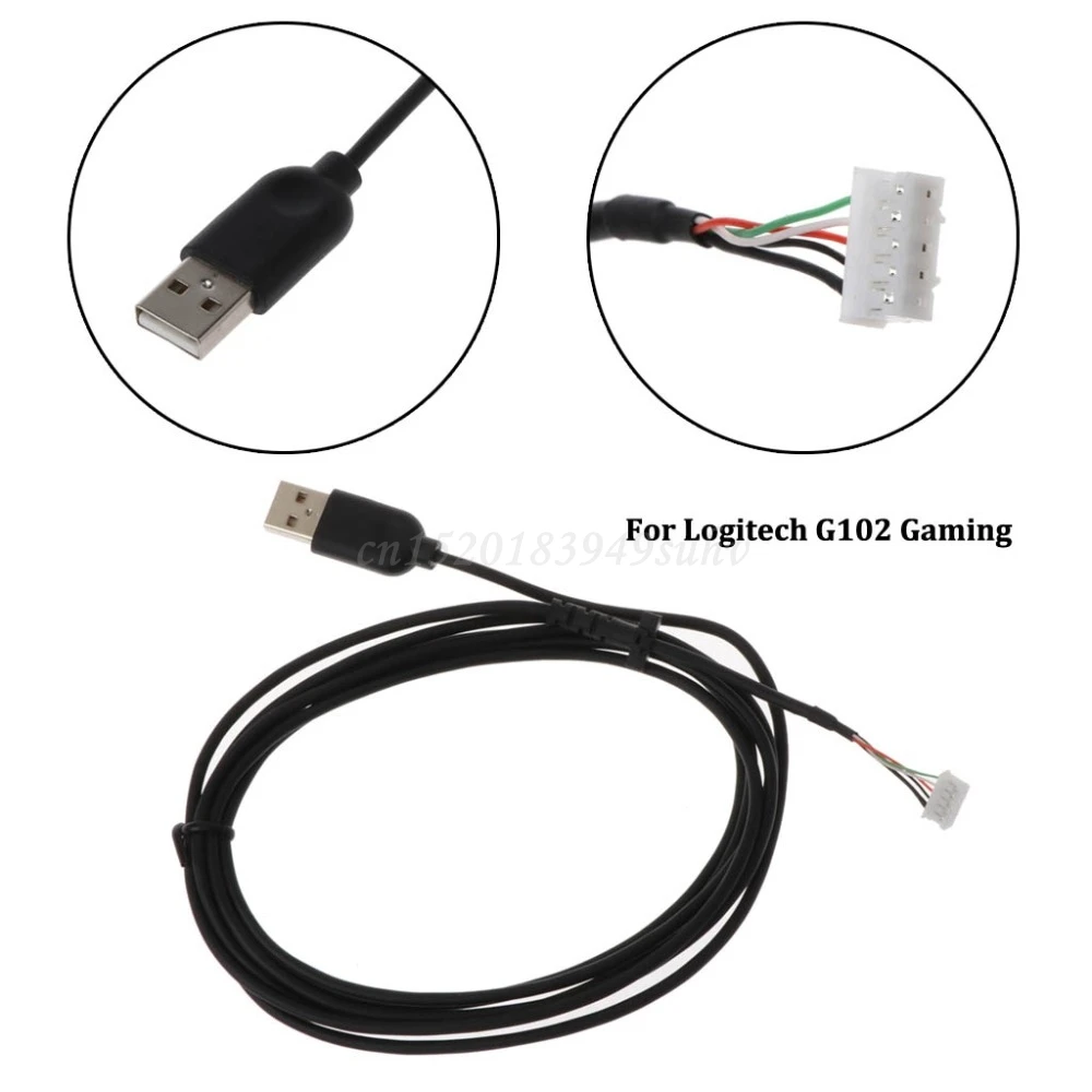 Deek-Robot Прочный USB кабель для мягкой мыши сменный провод Logitech G302 G303 G102 | Компьютеры и