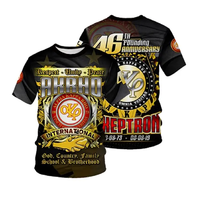 

New Men's Summer Punk 3D Printed Sports T-shirt Men's Outdoor Street Round Neck Top Clothes Short Sleeve 100-6XL