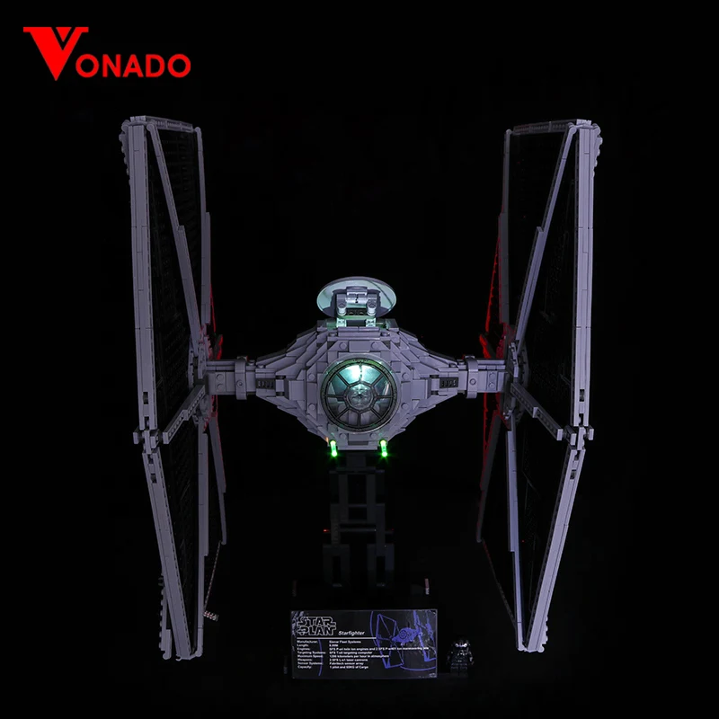 

Светодиодный светильник для 75095 05036 Star Ucs Tie Fighter, строительные блоки, кирпичи, игрушки (модель не входит в комплект)