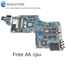 NOKOTION 666520 001 для HP Pavilion DV7 6000 DV7Z 6100 материнская плата ноутбука FS1 DDR3