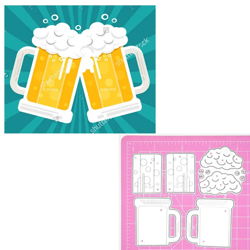 Металлические штампы для празднования пива трафареты праздников и вечерние