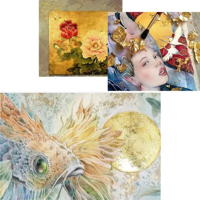 Блестки из металлической фольги 3 цвета | Украшения и аксессуары