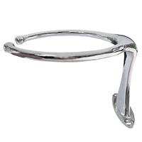 marine boat stainless steel ring cup drink holder car truck camper practical part open design