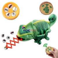 rc animals toys rc chameleon pet intelligent toy remote control toy electronic pet model reptile animals robot for kid