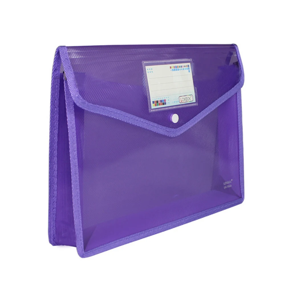 

High Quality A4 B4 Transparent Document Storage Organizer Three-Dimensional File Bag Papers Pouch Folder for Office Home