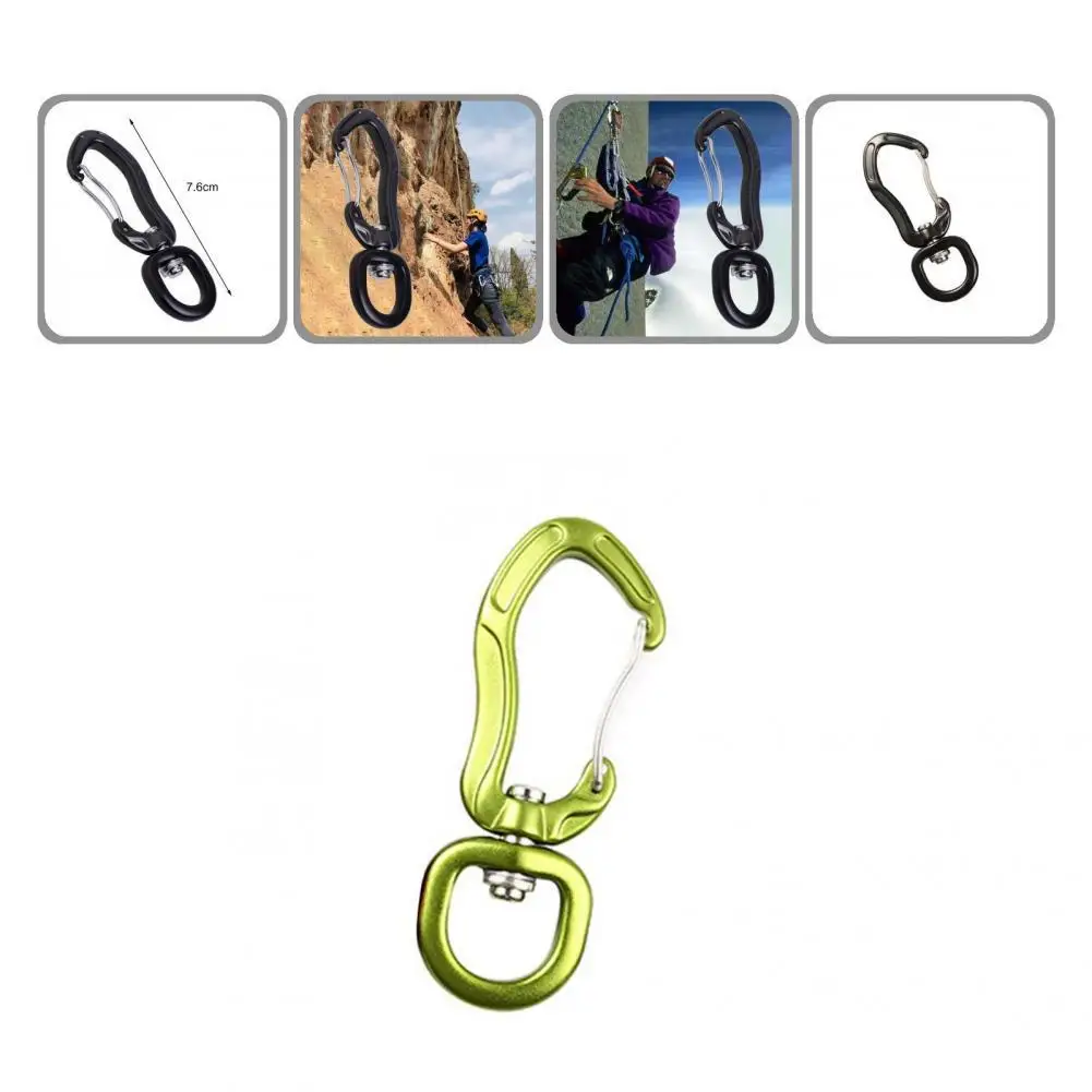 

Universal Rock Climbing Rotational Bearing Carabiners Accessory Hanging Rotational Buckle Perfectly Fitment for Outdoor