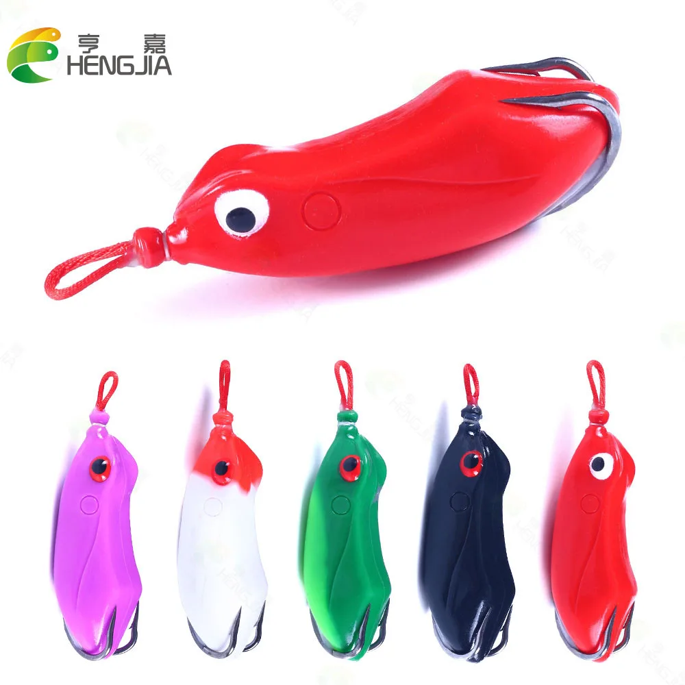 

HENGJIA гром лягушка 7 см 13 г рыболовные приманки Топ воды Моделирование Лягушка приманки для рыбалки, мягкие, бас приманки рыболовные снасти