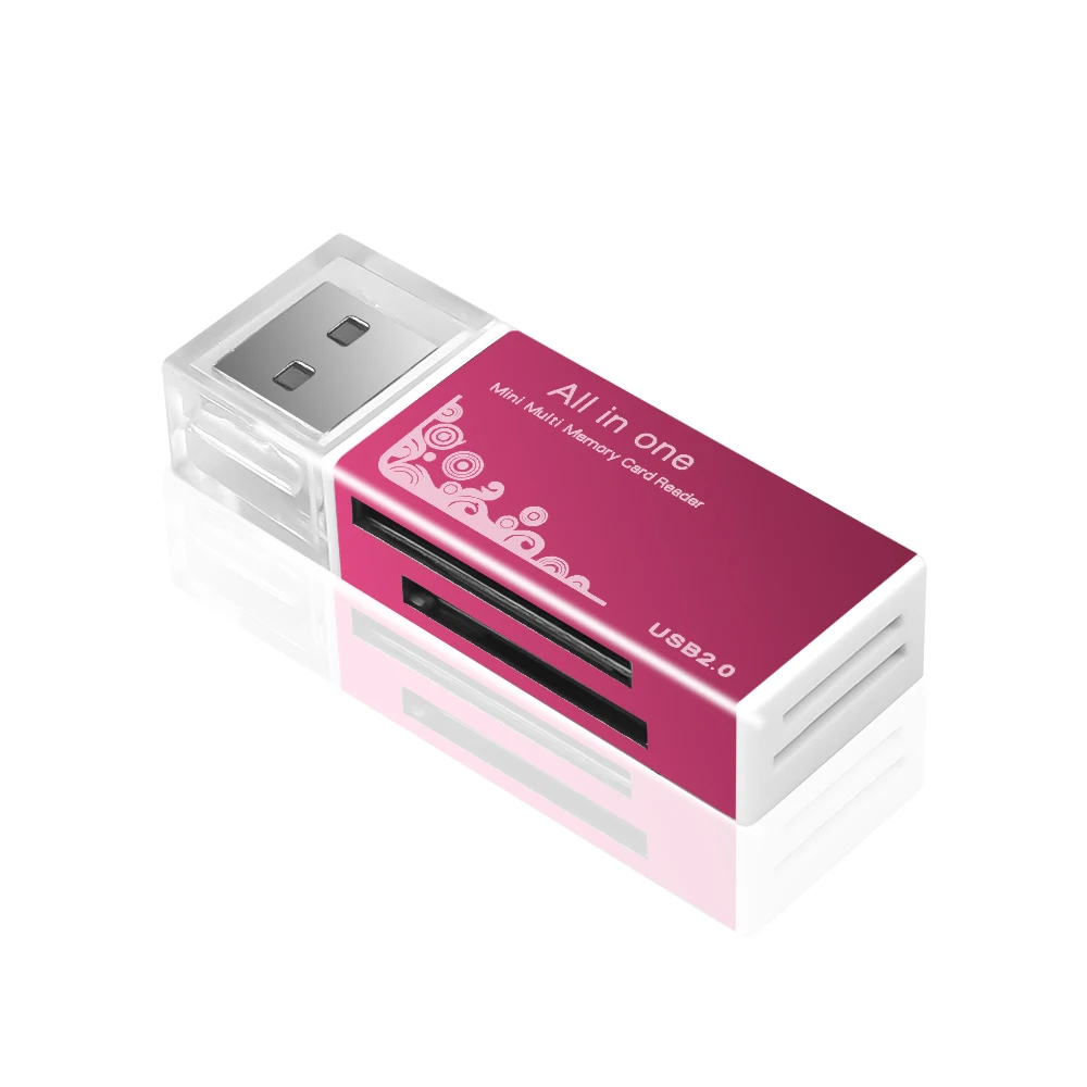 Kebidumei SD кард-ридер MINI USB 2,0 OTG Micro SD/SDXC TF кард-ридер адаптер для ПК ноутбука компьютера