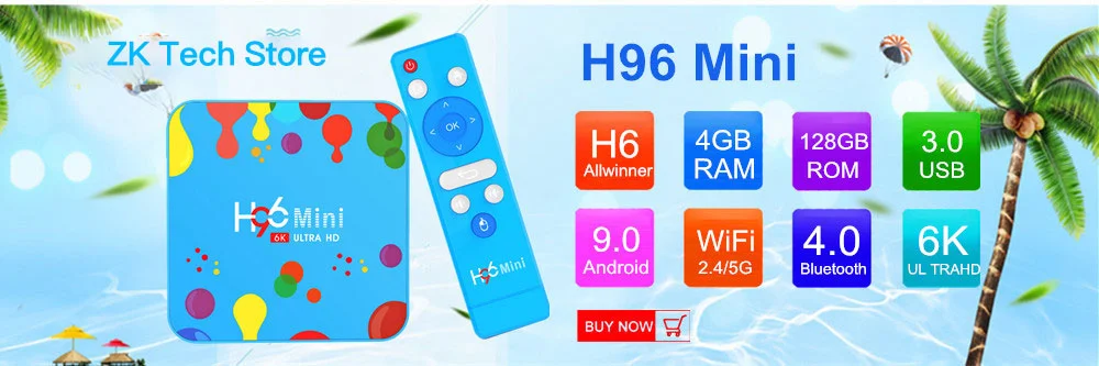 H96 MAX RK3318 Android tv Box 9,0 4G 64GB 4K HD Smart tv Box 2,4& 5,0G WiFi Bluetooth 4,0 Box Google Play медиаплеер