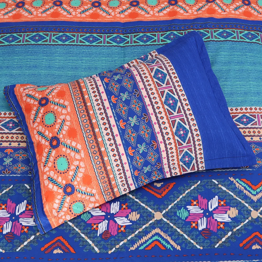 Современный классический набор пододеяльников в богемном этническом стиле