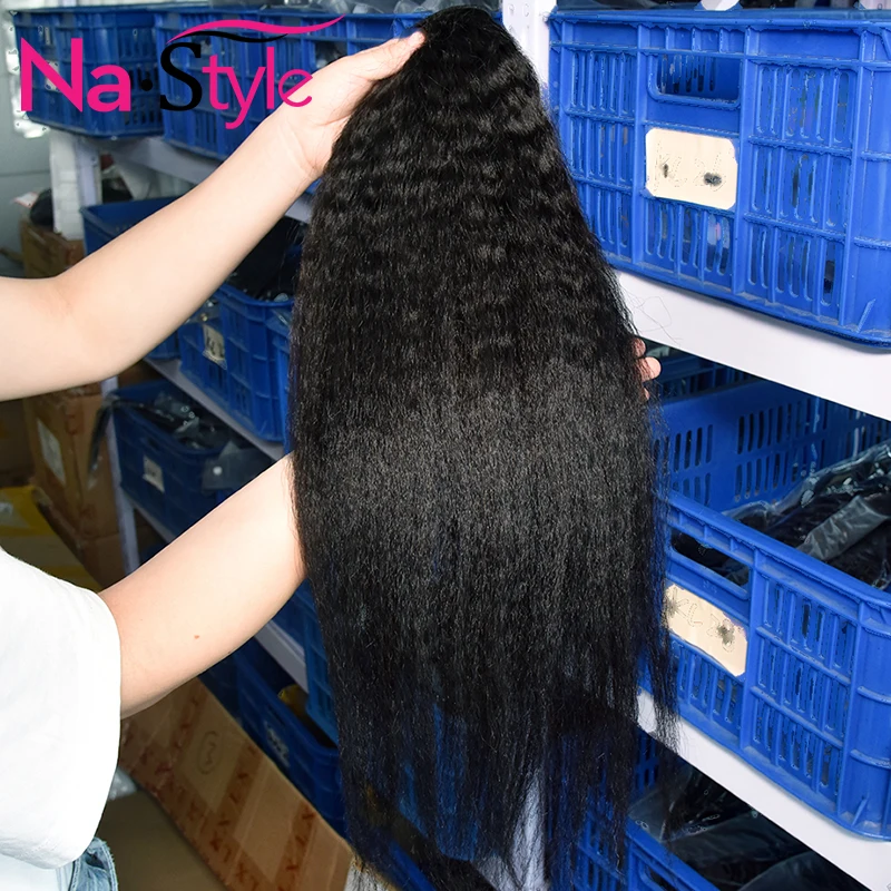

Nastyle Hair Brazilian Kinky Straight Hair 8-24 Inches Clip In Human Hair Extensions Natural Color 10 Pieces Remy Hair 100 Gram