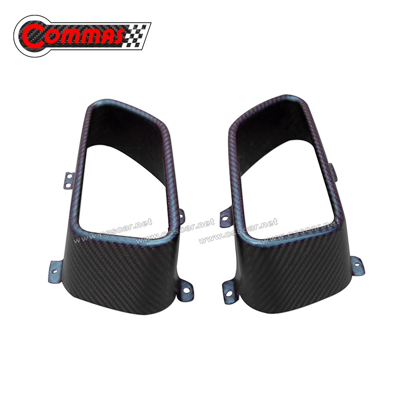 

COMMAS Dry Carbon Fiber Exhaust Surround For McLaren 650S 2014-2017 Auto Accessories