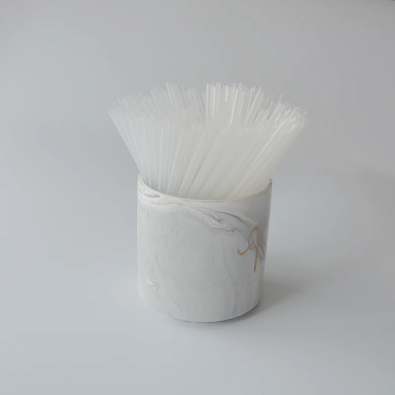 115 шт пластиковых соломок Одноразовые 15 см Япония и Южная Корея Остроносые туфли