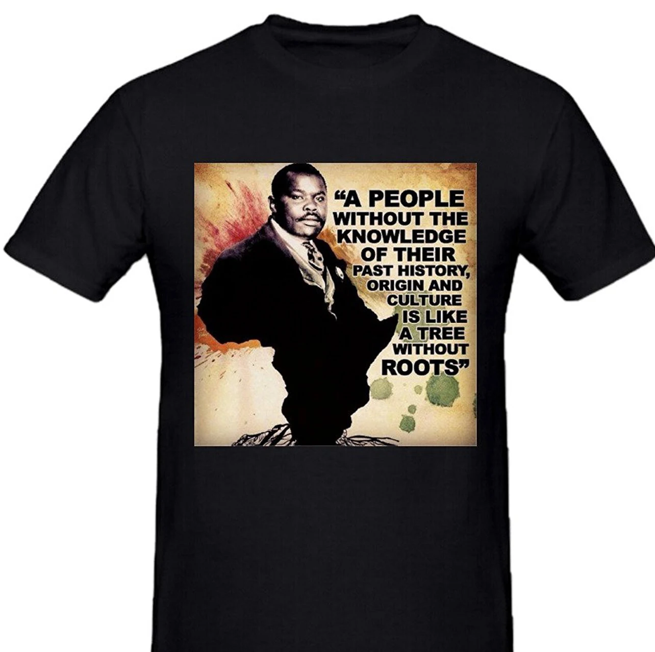 2019 новая мужская футболка с короткими рукавами Nine markas Garvey Quotes Still Ever Man хлопковая