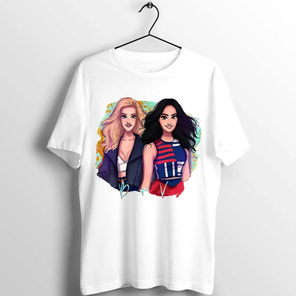 Женская футболка с изображением ривердейла Шерил Блоссом The Kiss Awesome Girl's Tee - Цвет: 5S048W
