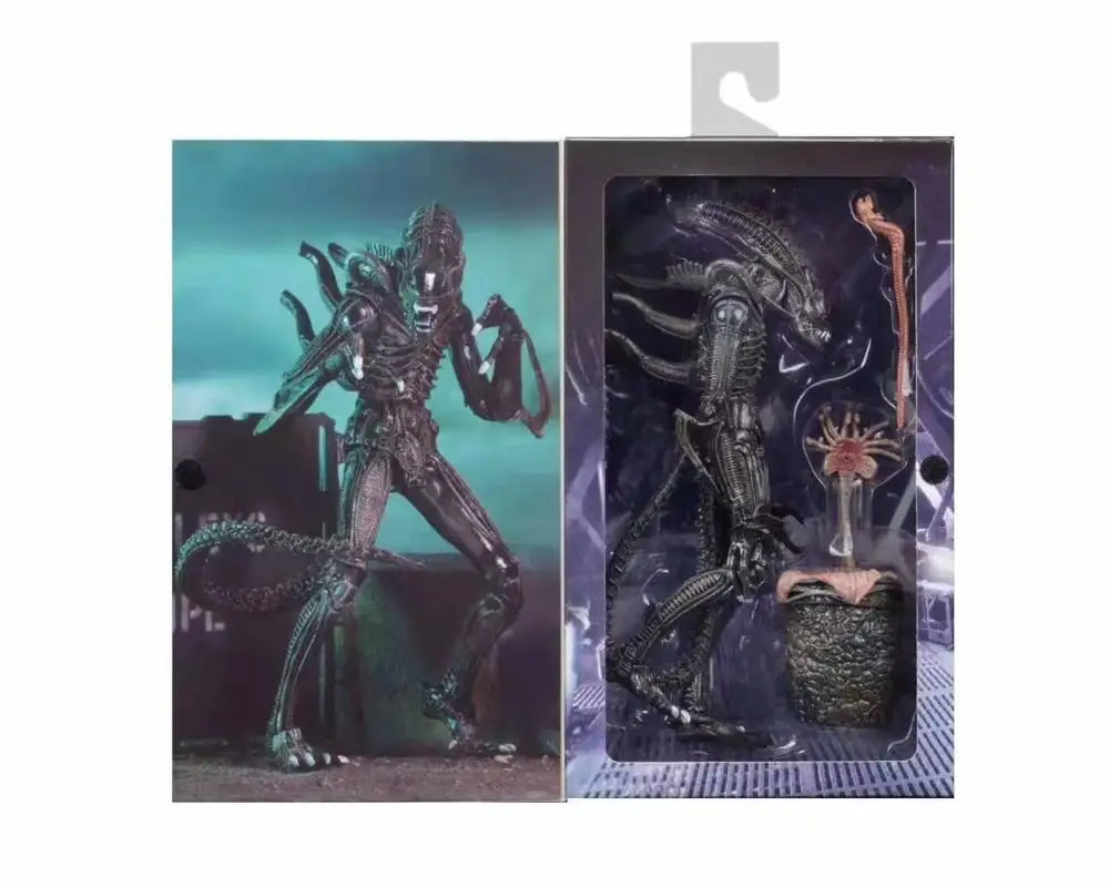 23 см 2 шт./компл. иностранцев 1986 синий серый Alien яйцо Facehuggers Chestburster экшн