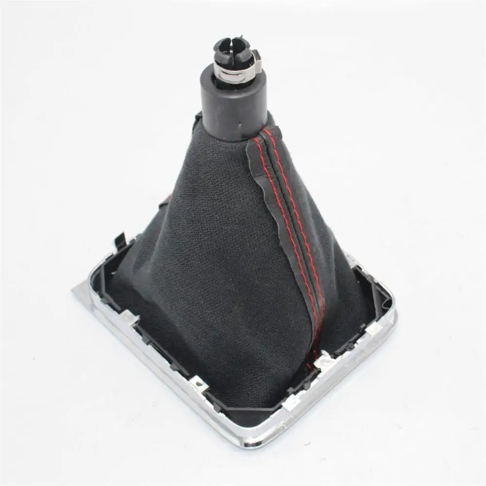 5 скоростной автомобильный рычаг переключения передач кожаная ручка для VW Passat B6 3C