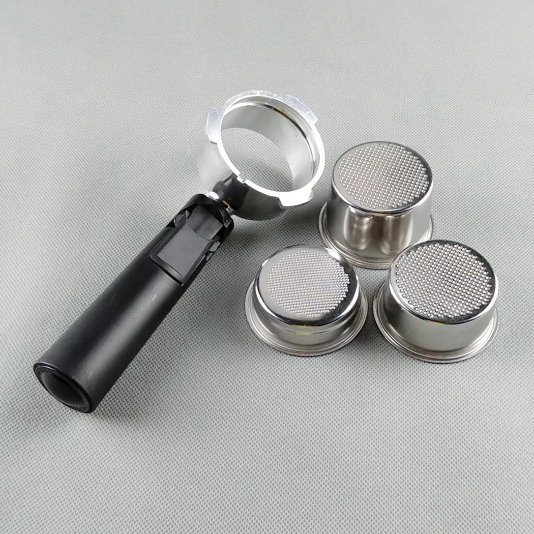 

51mm 1/2/4 Cups Filter Stainless Steel Replacement Filter For Coffee Bottomless Portafilter Espresso Machine Parts Powder Bowl