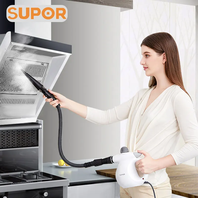 

Многофункциональный пароочиститель SUPOR, 220 В, ручной электрический пароочиститель высокого давления, 900 Вт, портативный высокотемпературны...