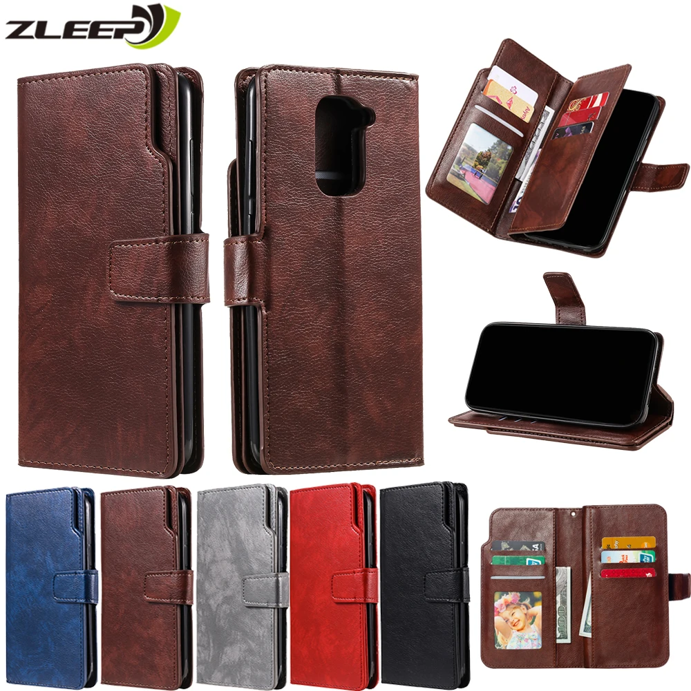 

Cards Case For Xiaomi Redmi 6 6A 7 7A 8 8A 9 9A 9T 9C 10X Note 4 4X 5 6 7 8 8T 9 9S 10 10S K40 Pro Max Magnetic Phone Bags Cover