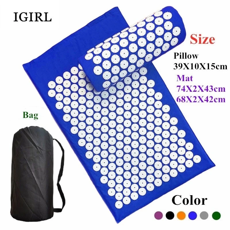 IGIRL акупрессуровый Коврик для йоги подушка тренажерного зала фитнеса занятий