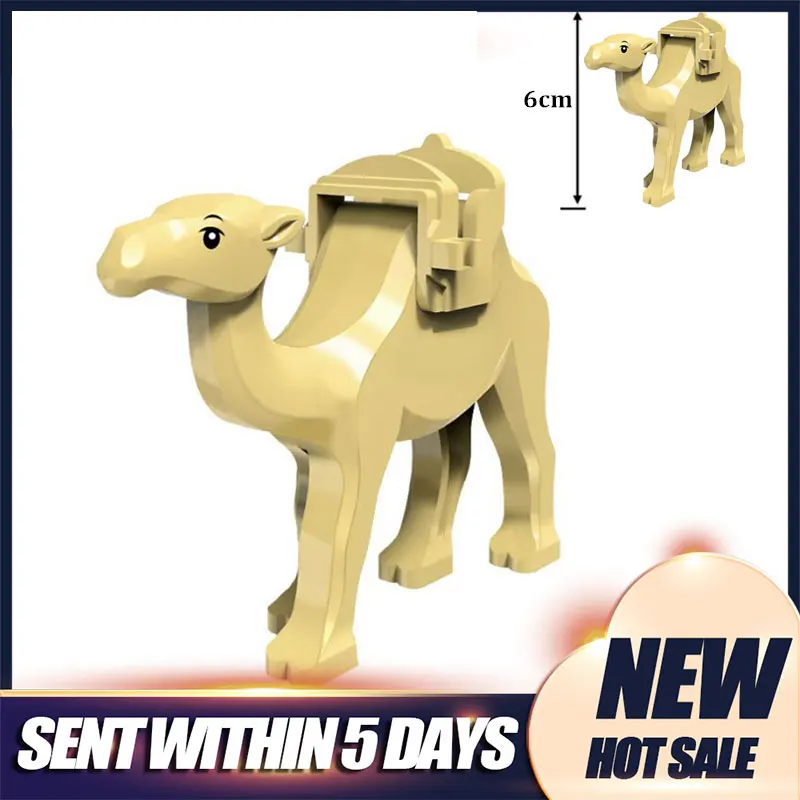 DIY Locking MOC Animals Camel Building Blocks Bricks Creator Toys for Children Assemble Animal Educational Model Gifts for Kids kazi space military war weapon battle plane building blocks 342pcs bricks educational assemble toys for children gifts