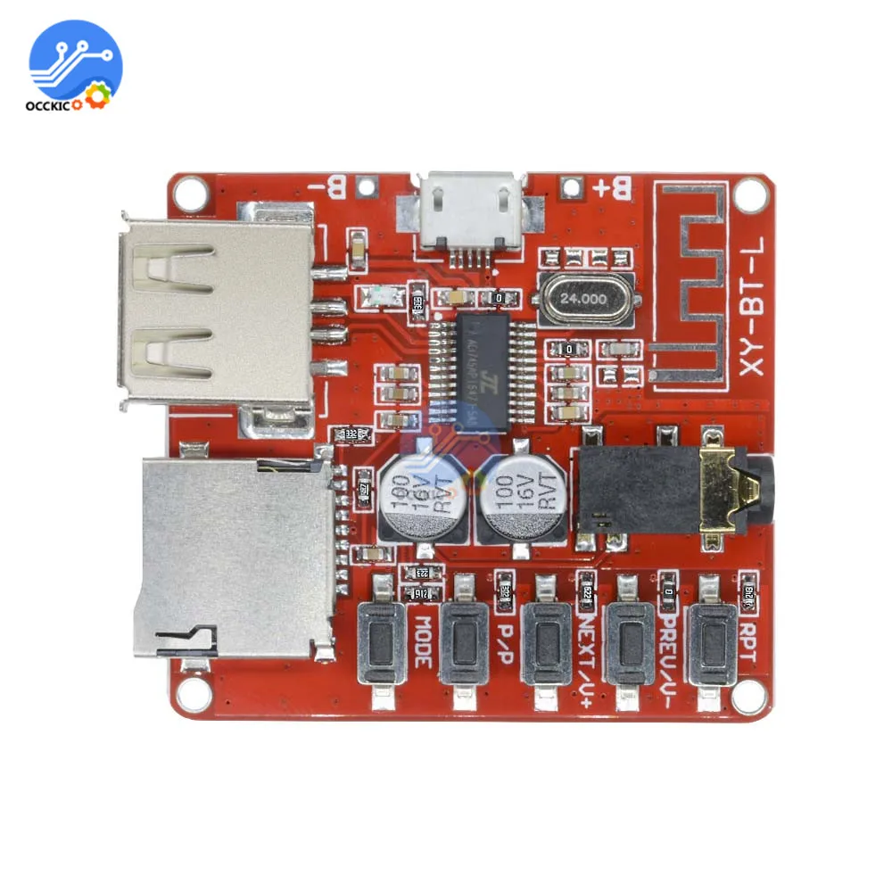 Bluetooth MP3 декодер плата ЦАП конвертер Модуль без потерь декодирование модуль Micro USB TF карта интерфейс аудио декодер 3,7-5 В